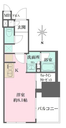 稲荷町駅 徒歩5分 12階の物件間取画像